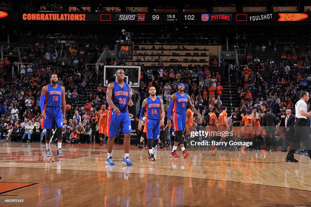 Detroit Pistons v Phoenix Suns