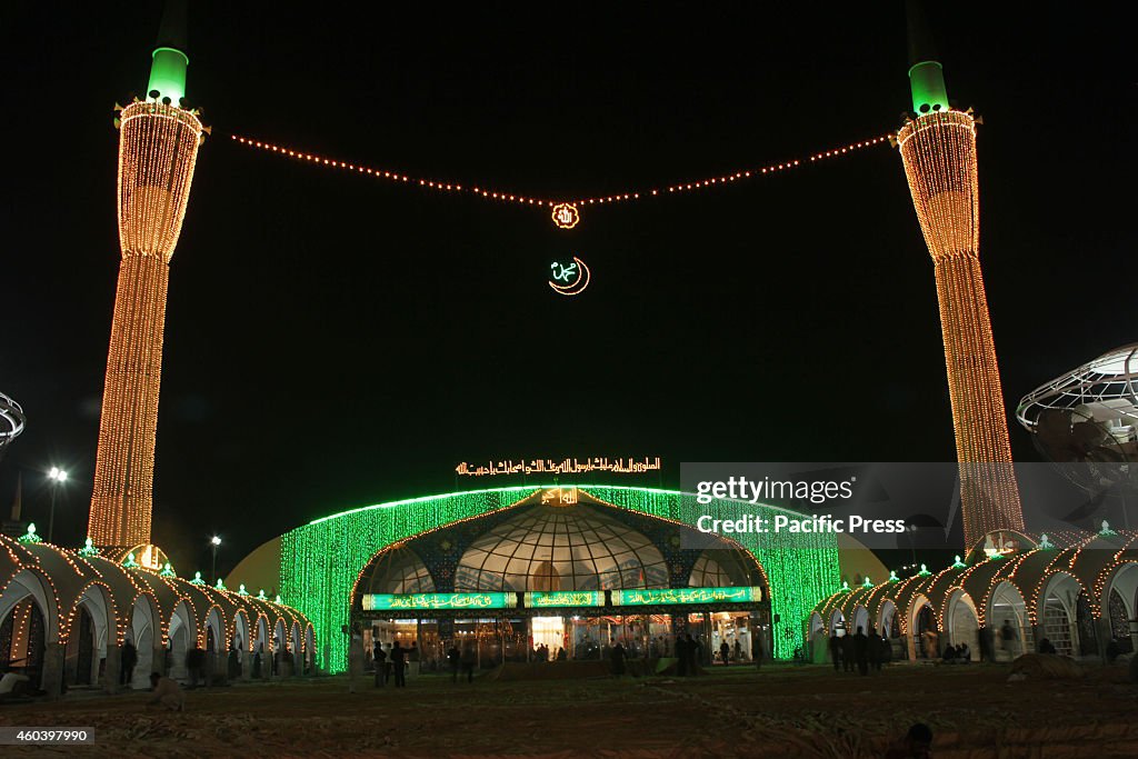 Pakistani Muslim devotee takes a part on the annual ''Urs''...