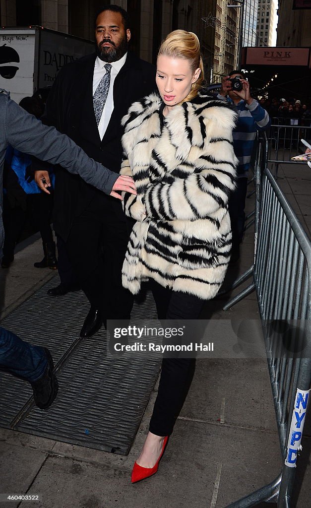 Celebrity Sightings In New York City - December 12, 2014