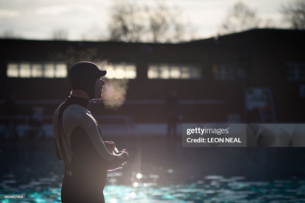 BRITAIN-LIFESTYLE-SWIM-OFFBEAT