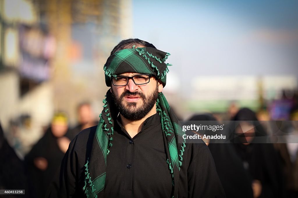 Arba'een ceremony in the Tehran, Iran