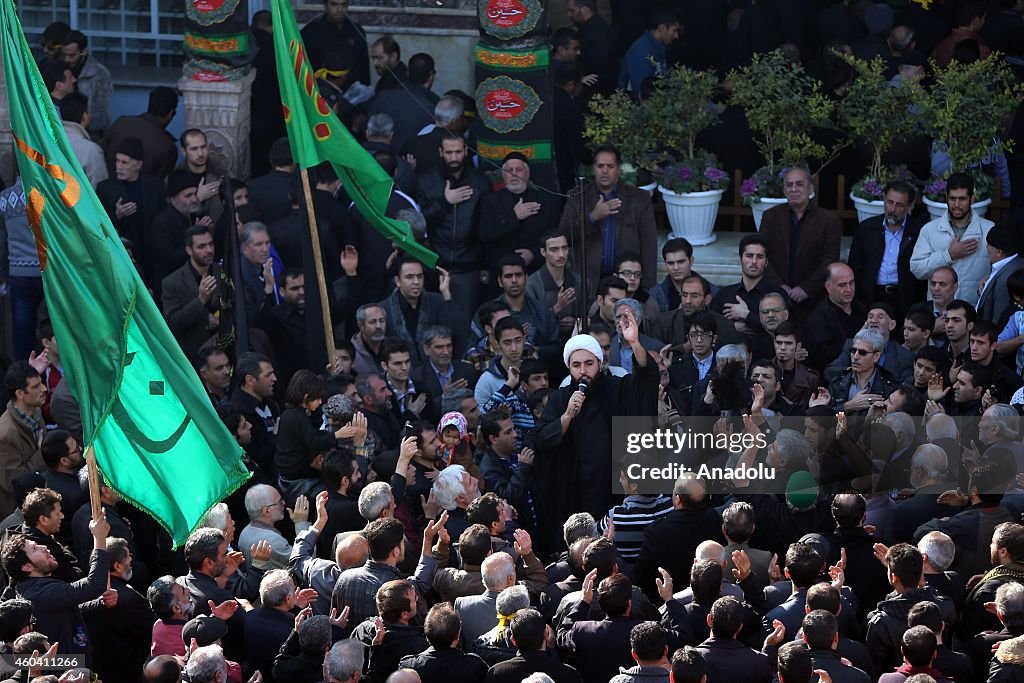 Arba'een ceremony in the Tehran, Iran