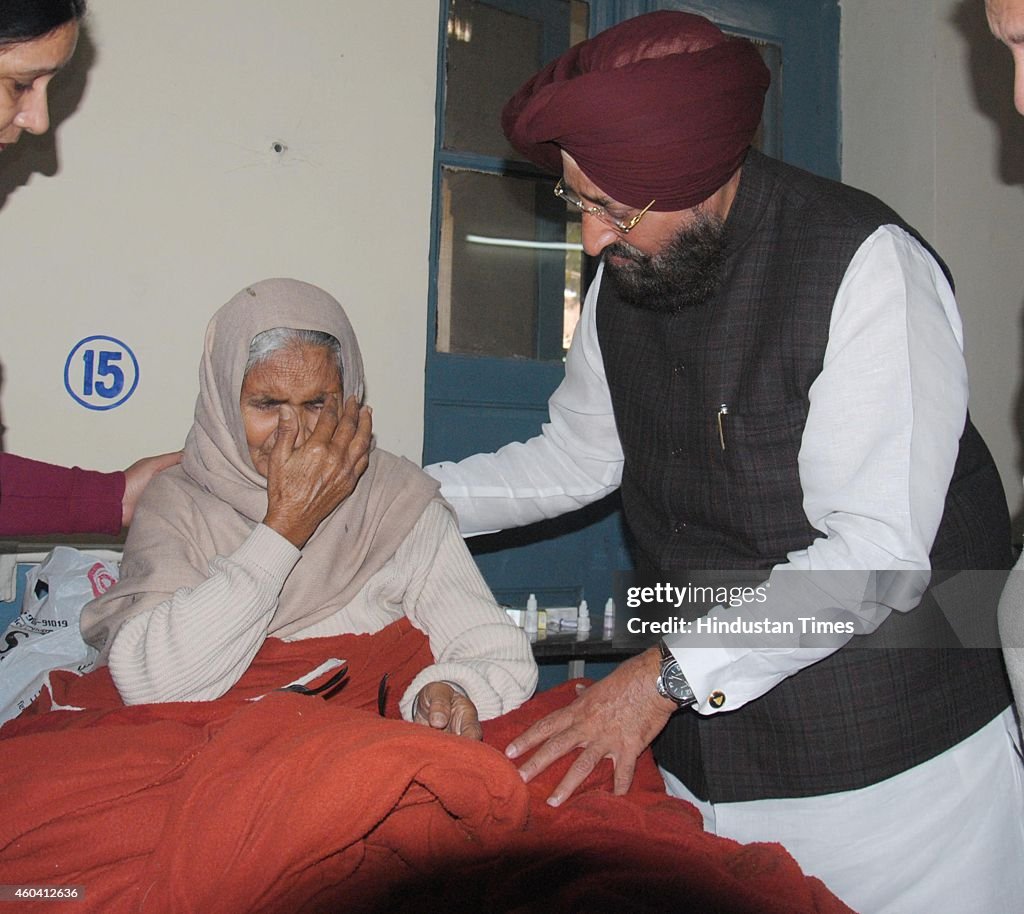 PPCC President Partap Singh Bajwa Visits Eye And ENT Hospital To Meet Patients
