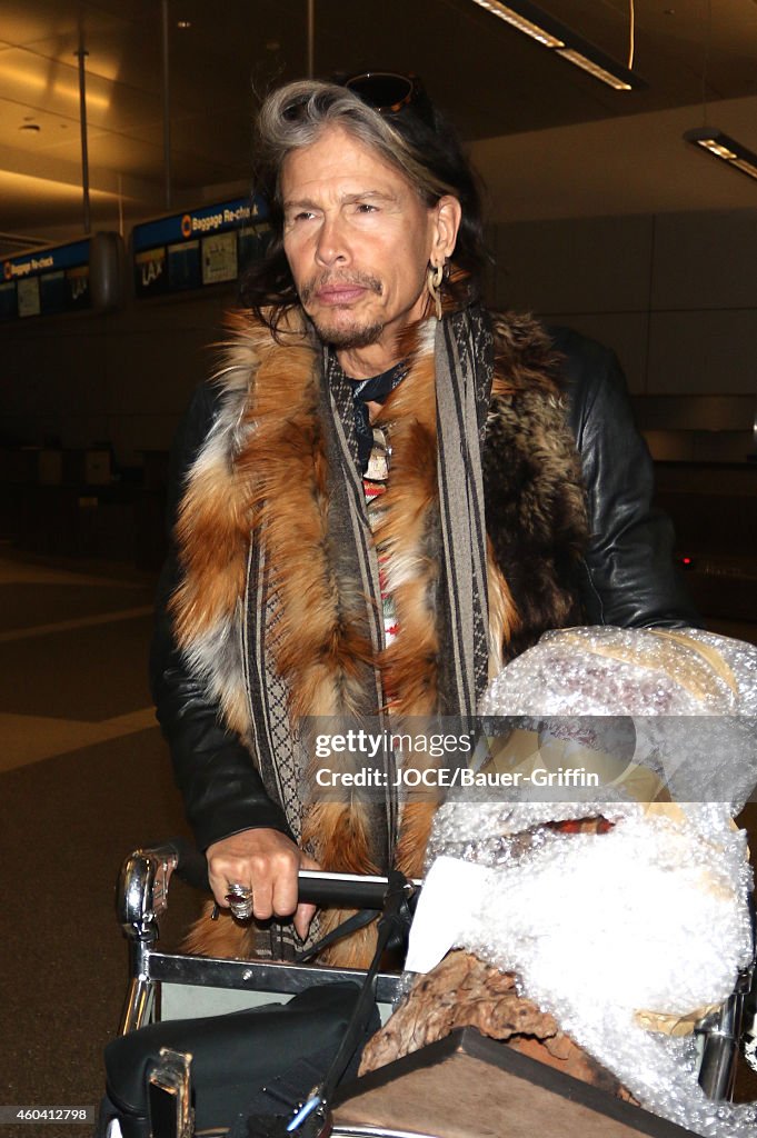 Celebrity Sightings In Los Angeles - December 12, 2014