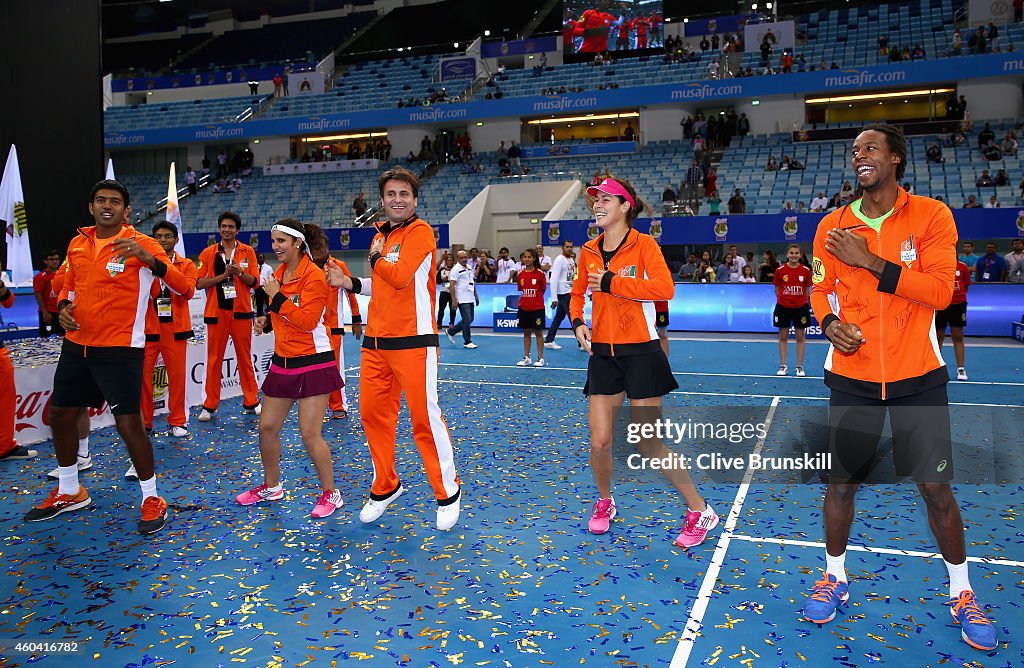 Coca-Cola International Premier Tennis League - United Arab Emirates: Day Three