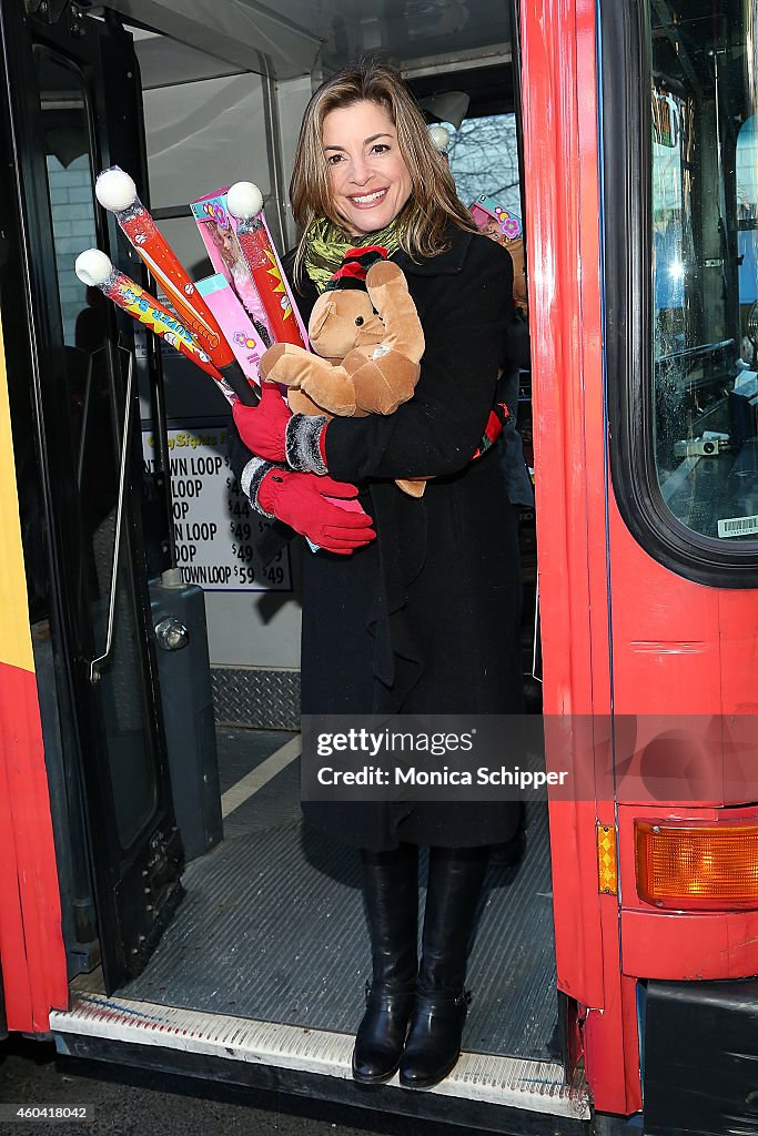 CitySightseeing New York Fifth Annual Holiday Joy Toy Drive / PAL Centennial Holiday Celebration