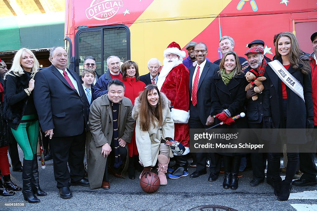 CitySightseeing New York Fifth Annual Holiday Joy Toy Drive / PAL Centennial Holiday Celebration