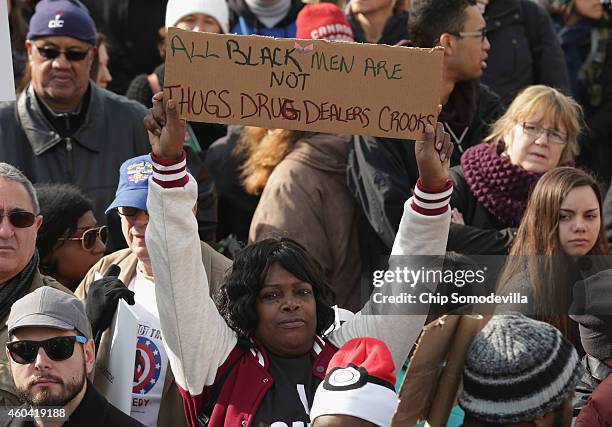 Thousands of people gather in the nation's capital for the "Justice For All" rally and march against police brutality and the killing of unarmed...