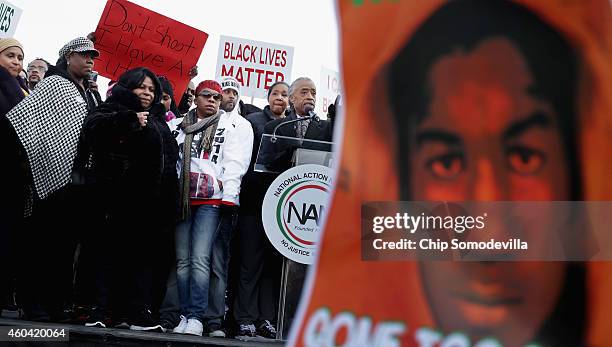 Kadiatou Diallo, mother of Amadou Diallo; Sybrina Fulton, the mother of Trayvon Martin; Samaira Rice, the mother of Tamir Rice; Lesley McSpadden, the...