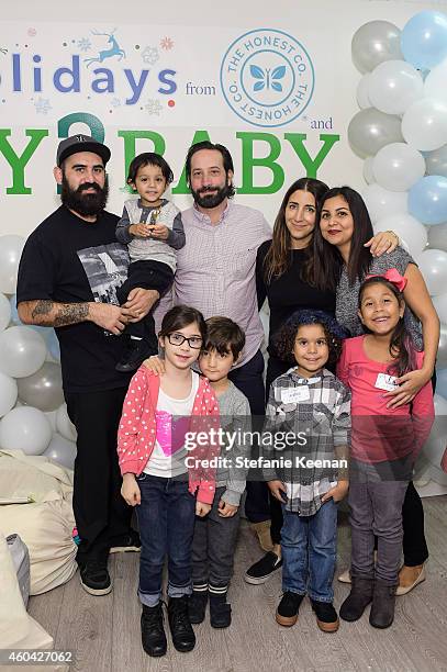 Andrea Lieberman and guests attend Baby2Baby Holiday Party Presented By The Honest Company at Baby2Baby Headquarters on December 13, 2014 in Los...