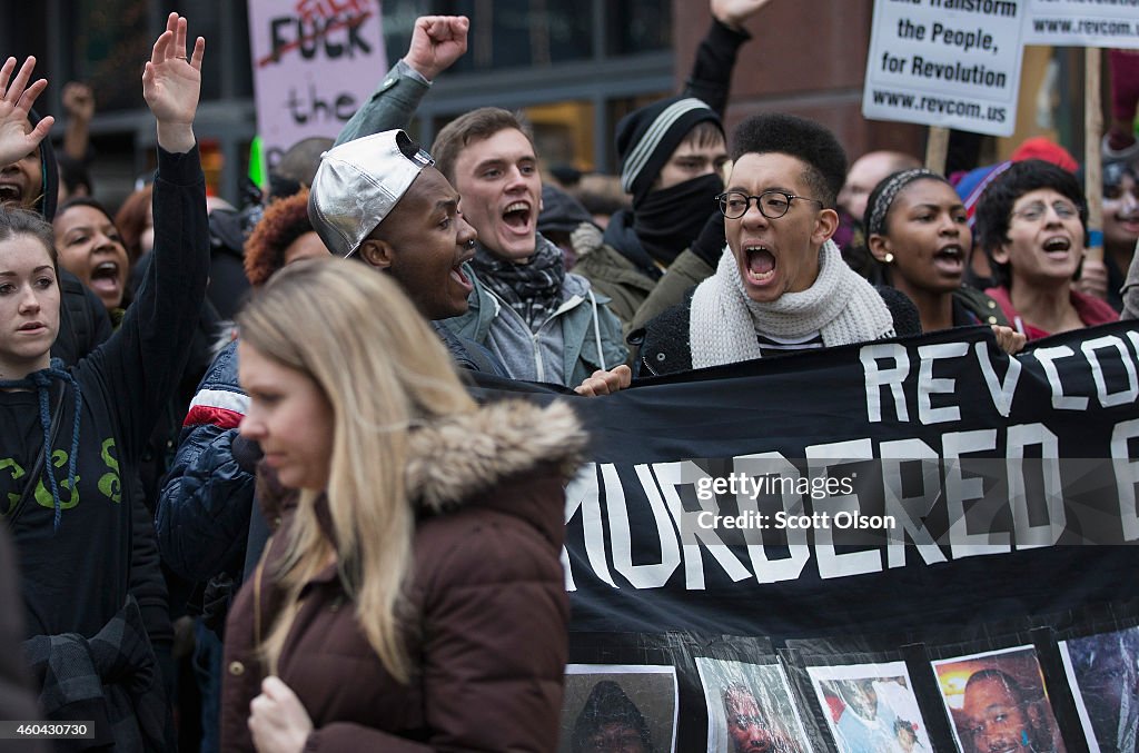 Protesters Stage Nationwide Marches In Wake Of Recent Grand Jury Decisions