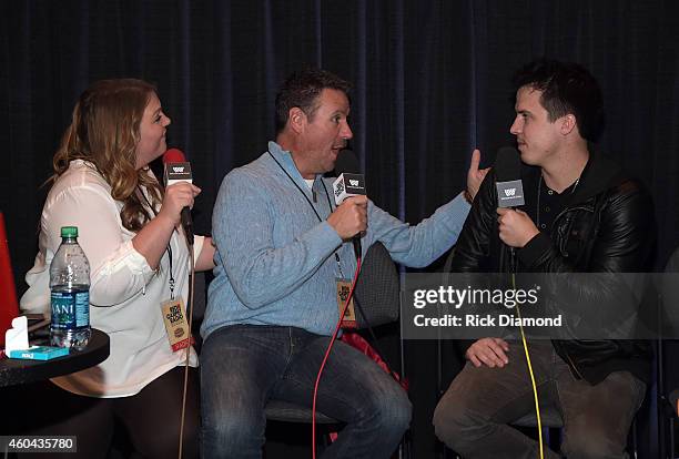 Recording Artist Josh Dorr visits radio during Red Carpet Radio Presented By Westwood One For The American County Countdown Awards at the Music City...