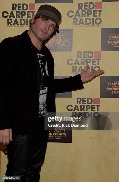 Singer/Songwriter Jerrod Niemann attends Red Carpet Radio Presented By Westwood One For The American County Countdown Awards at Music City Center on...