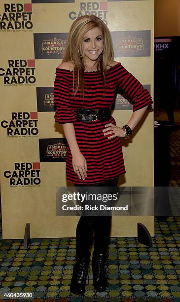 Singer/Songwriter Lindsay Ell attends Red Carpet Radio Presented By Westwood One For The American County Countdown Awards at the Music City Center on...