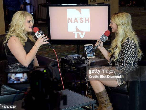 Recording Artist/NASH TV Samantha Landrum interviews Singer/Songwriter Jaida Dreyer during Red Carpet Radio Presented By Westwood One For The...