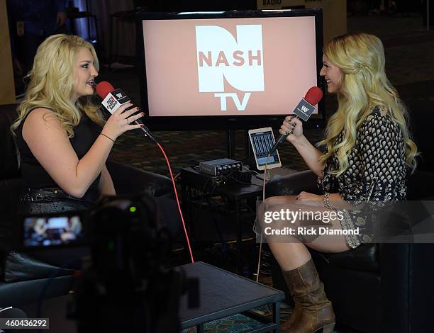 Recording Artist/NASH TV Samantha Landrum interviews Singer/Songwriter Jaida Dreyer during Red Carpet Radio Presented By Westwood One For The...