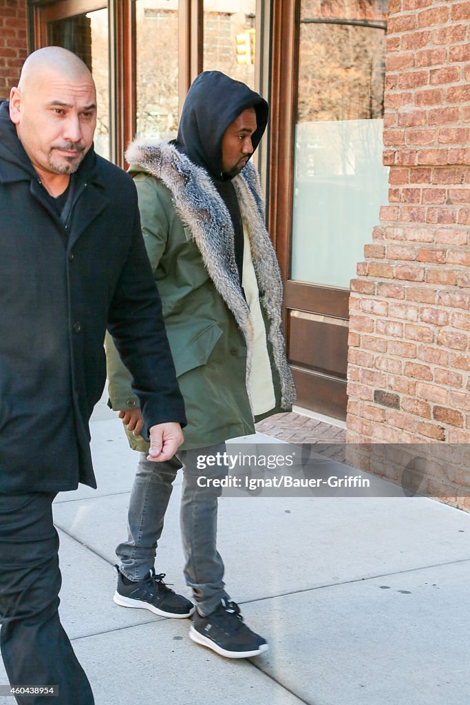 Celebrity Sightings In New York - December 13, 2014