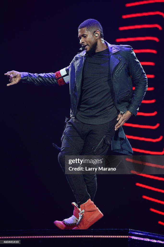 Usher Performs At American Airlines Arena