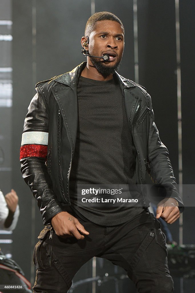 Usher Performs At American Airlines Arena