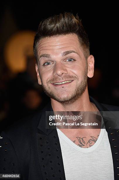 Keen'V attends the NRJ Music Awards at Palais des Festivals on December 13, 2014 in Cannes, France.