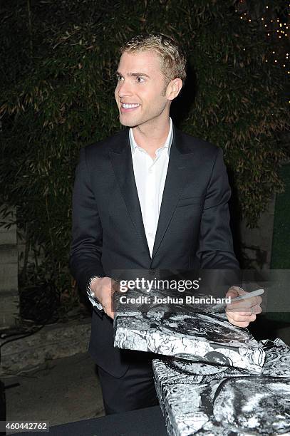 Shane Bitney Crone attends the Chaz Dean Holiday Party Benefiting Love Is Louder on December 13, 2014 in Los Angeles, California.