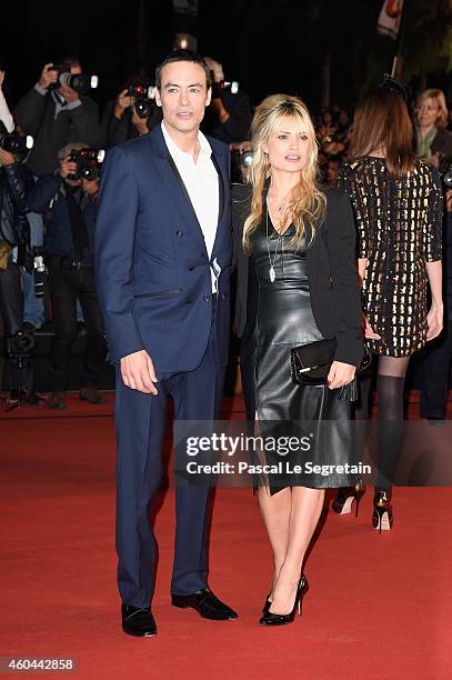 Anthony Delon and guest attend the NRJ Music Awards at Palais des Festivals on December 13, 2014 in Cannes, France.