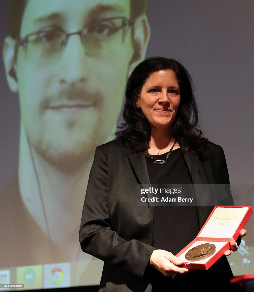 Snowden, Poitras and Greenwald Receive Carl von Ossietzky Award