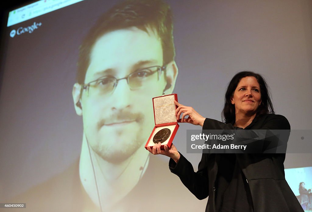 Snowden, Poitras and Greenwald Receive Carl von Ossietzky Award
