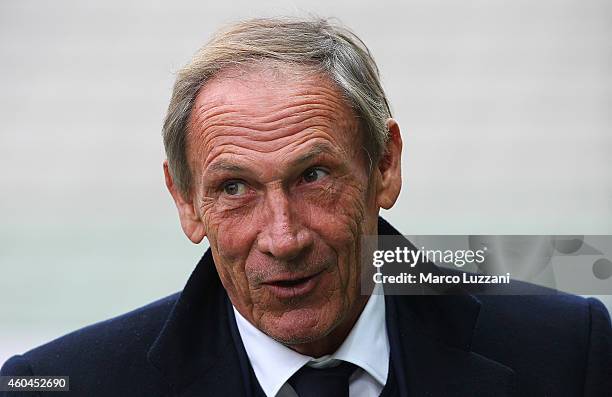 Cagliari Calcio manager Zdenek Zeman looks on before the Serie A match between Parma FC and Cagliari Calcio at Stadio Ennio Tardini on December 14,...