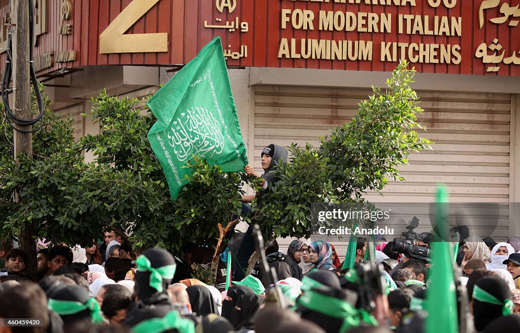 27th foundation anniversary of Palestinian Hamas movement