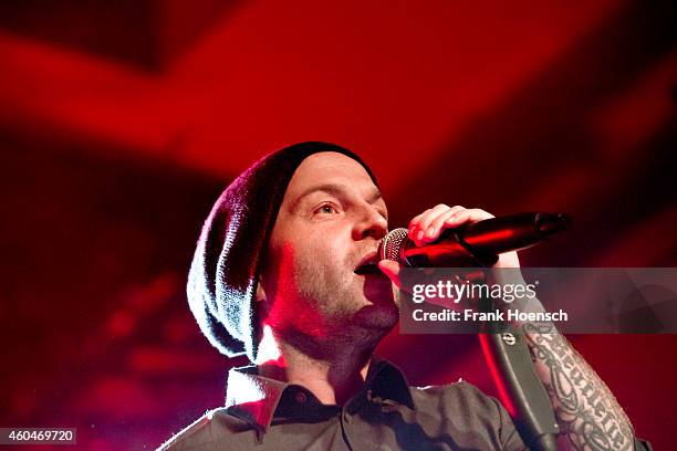 Austrian singer Chakuza performs live during a concert at the Astra on December 14, 2014 in Berlin, Germany.