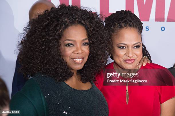 Oprah Winfrey and director Ava DuVernay attend the "Selma" New York Premiere at the Ziegfeld Theater on December 14, 2014 in New York City.
