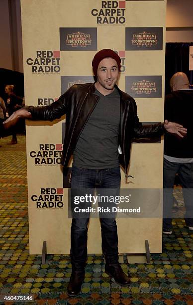 Singer/Songwriter Michael Ray attends Red Carpet Radio Presented By Westwood One For The American County Countdown Awards at the Music City Center on...