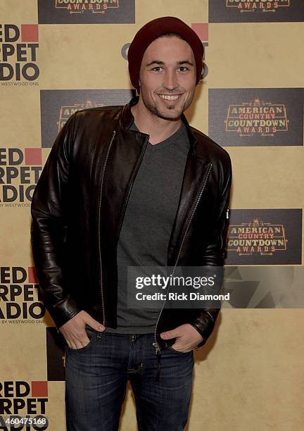 Singer/Songwriter Michael Ray attends Red Carpet Radio Presented By Westwood One For The American County Countdown Awards at the Music City Center on...