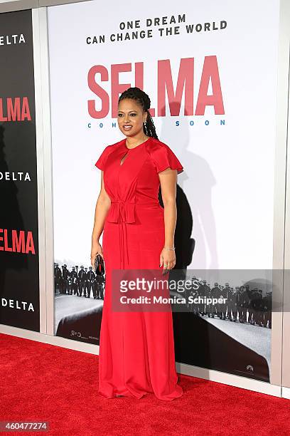 Director and Executive Producer Ava DuVernay attends "Selma" New York Premiere - Inside Arrivals at Ziegfeld Theater on December 14, 2014 in New York...