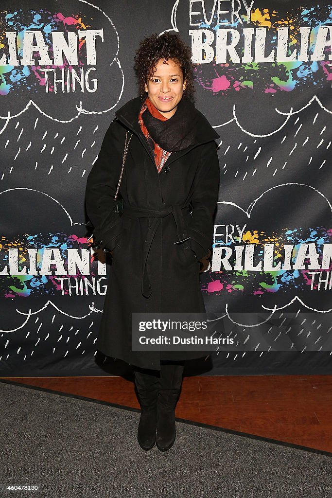 "Every Brilliant Thing" Opening Night