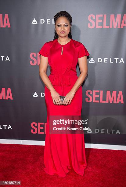 Director Ava DuVernay attends the "Selma" New York Premiere at Ziegfeld Theater on December 14, 2014 in New York City.