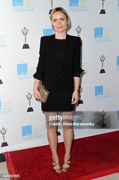 Actress Radha Mitchell arrives at Women's Image Network's 16th annual Women's Image Awards at Beverly Hills Women's Club on December 14, 2014 in...