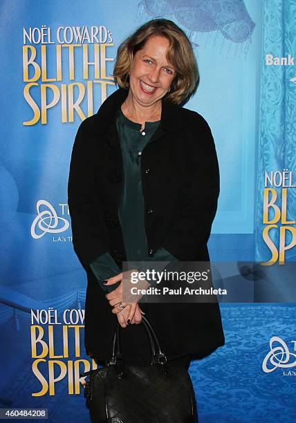 Actress Monica Horan attends the "Blithe Spirit" opening night performance at The Ahmanson Theatre on December 14, 2014 in Los Angeles, California.