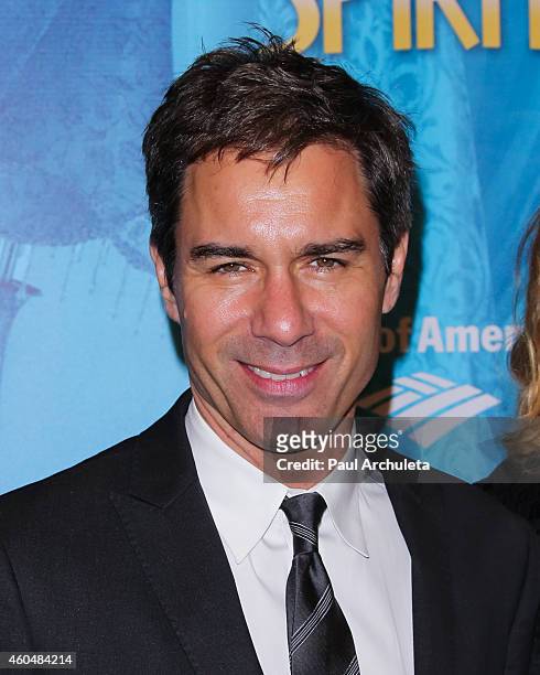 Actor Eric McCormack attends the "Blithe Spirit" opening night performance at The Ahmanson Theatre on December 14, 2014 in Los Angeles, California.