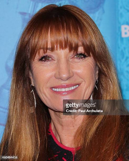 Actress Jane Seymour attends the "Blithe Spirit" opening night performance at The Ahmanson Theatre on December 14, 2014 in Los Angeles, California.