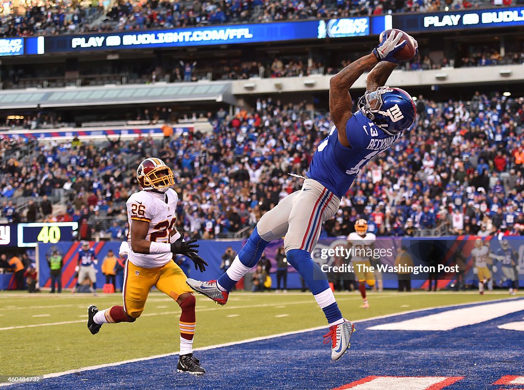 NFL Footbal - Washington Redskins at New York Giants