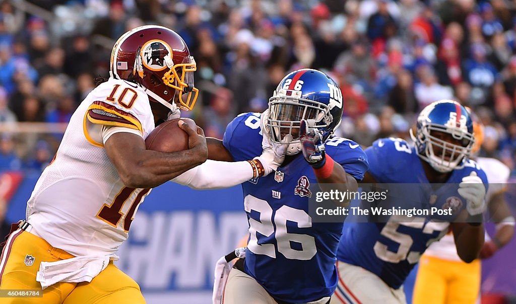 NFL Footbal - Washington Redskins at New York Giants