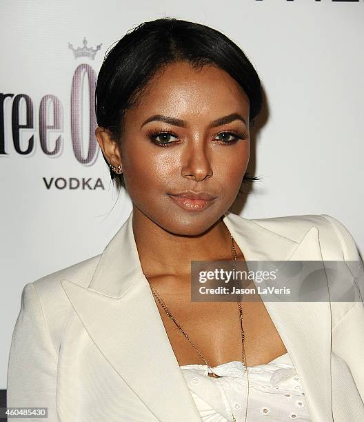 Actress Kat Graham attends the Wayke Up fundraiser at Sofitel Hotel on December 14, 2014 in West Hollywood, California.