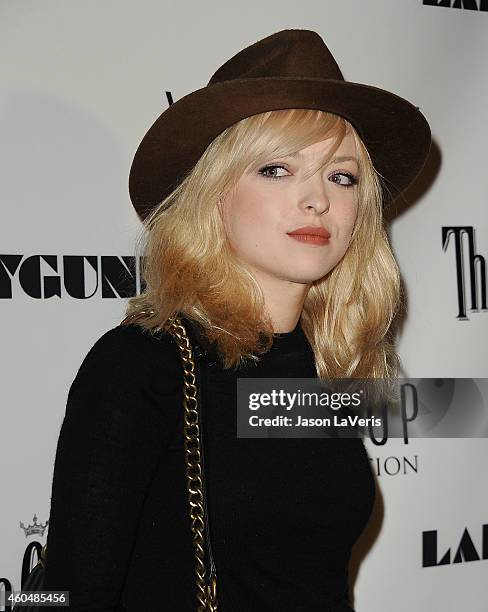 Francesca Eastwood attends the Wayke Up fundraiser at Sofitel Hotel on December 14, 2014 in West Hollywood, California.