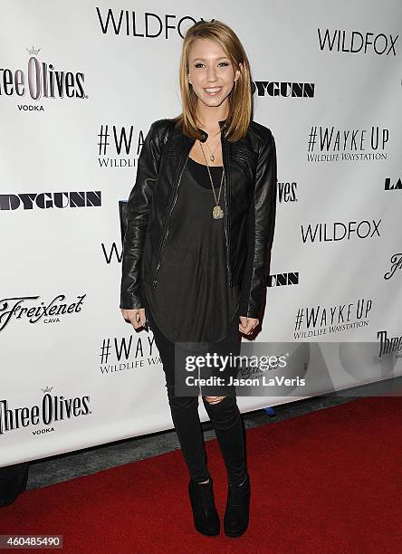 Kalel Cullen attends the Wayke Up fundraiser at Sofitel Hotel on December 14, 2014 in West Hollywood, California.