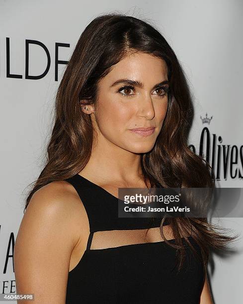 Actress Nikki Reed attends the Wayke Up fundraiser at Sofitel Hotel on December 14, 2014 in West Hollywood, California.