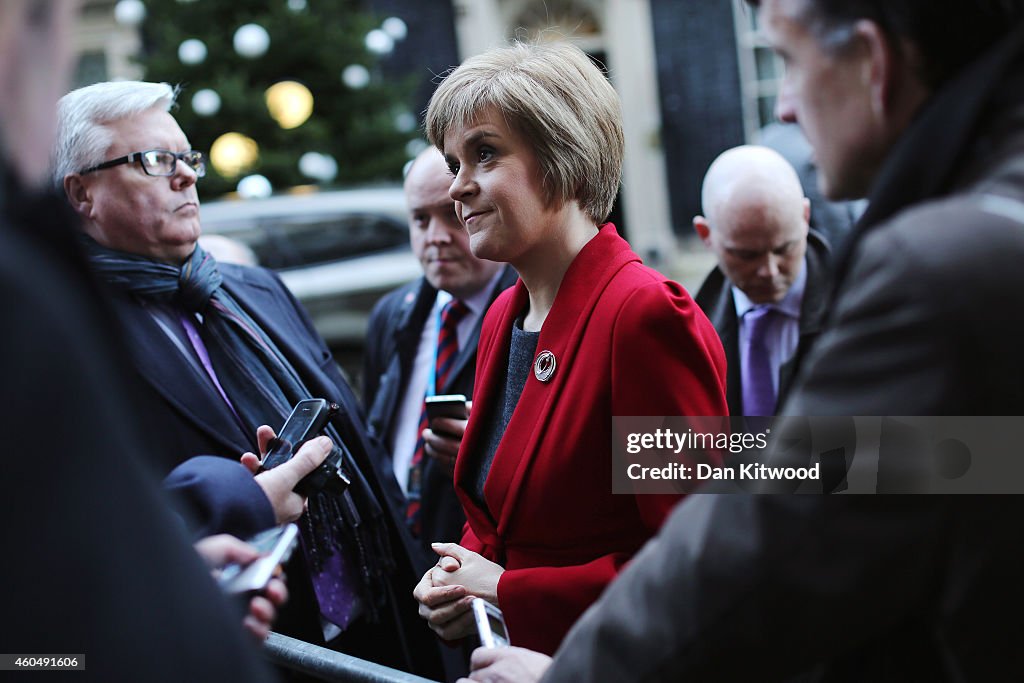 First Minister Nicola Sturgeon Meets With Prime Minister David Cameron