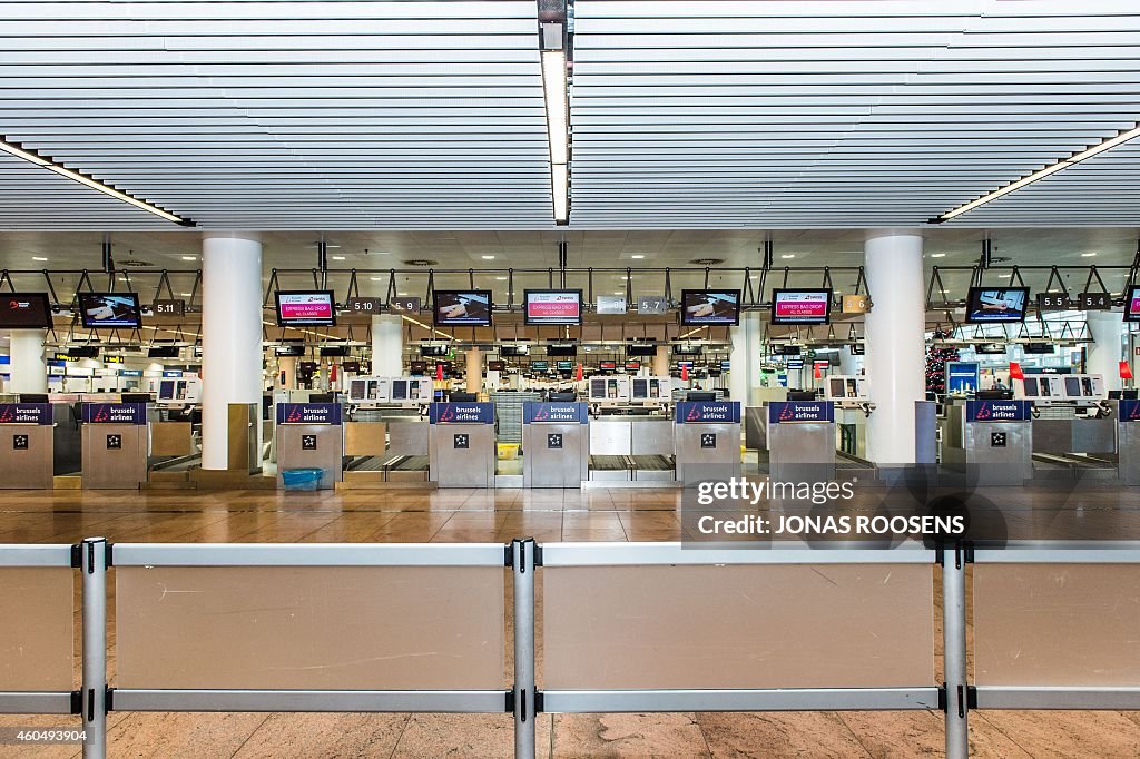 BELGIUM-ZAVENTEM-STRIKE