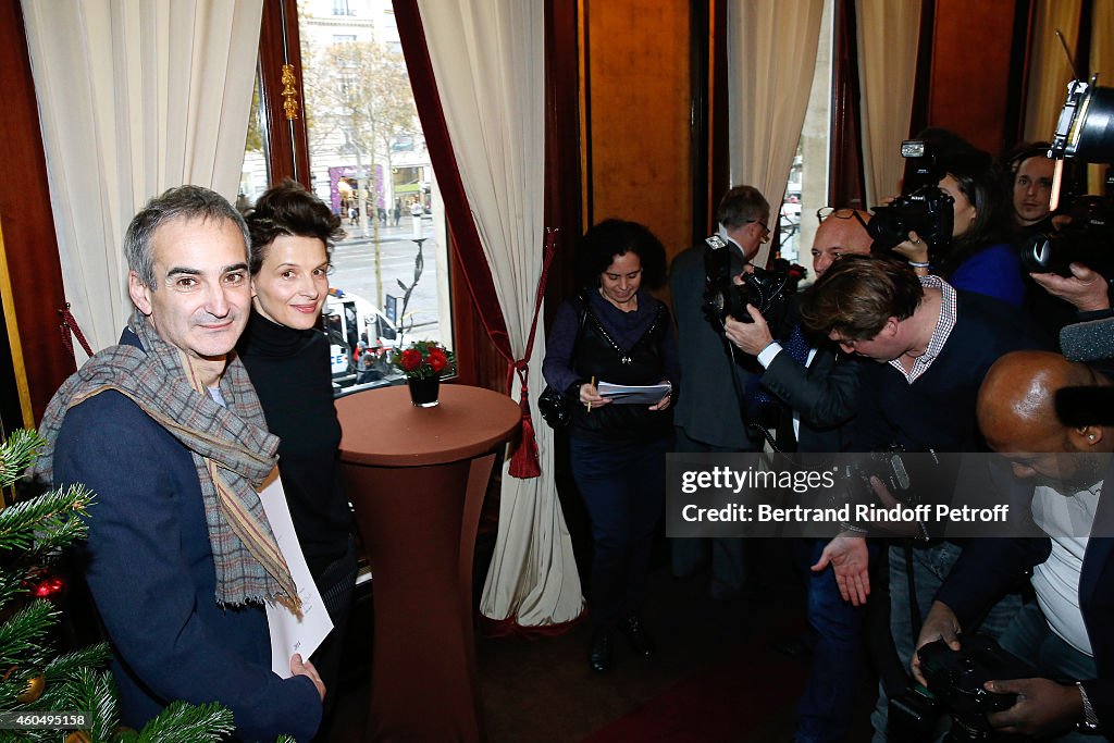 72nd 'Prix Louis Delluc': Award Ceremony At the Fouquet's